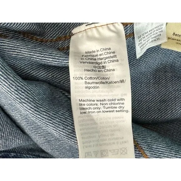 Madewell Classic Denim Jean Jacket Women M NWT Cotton Pockets Long Sleeve Blue‎